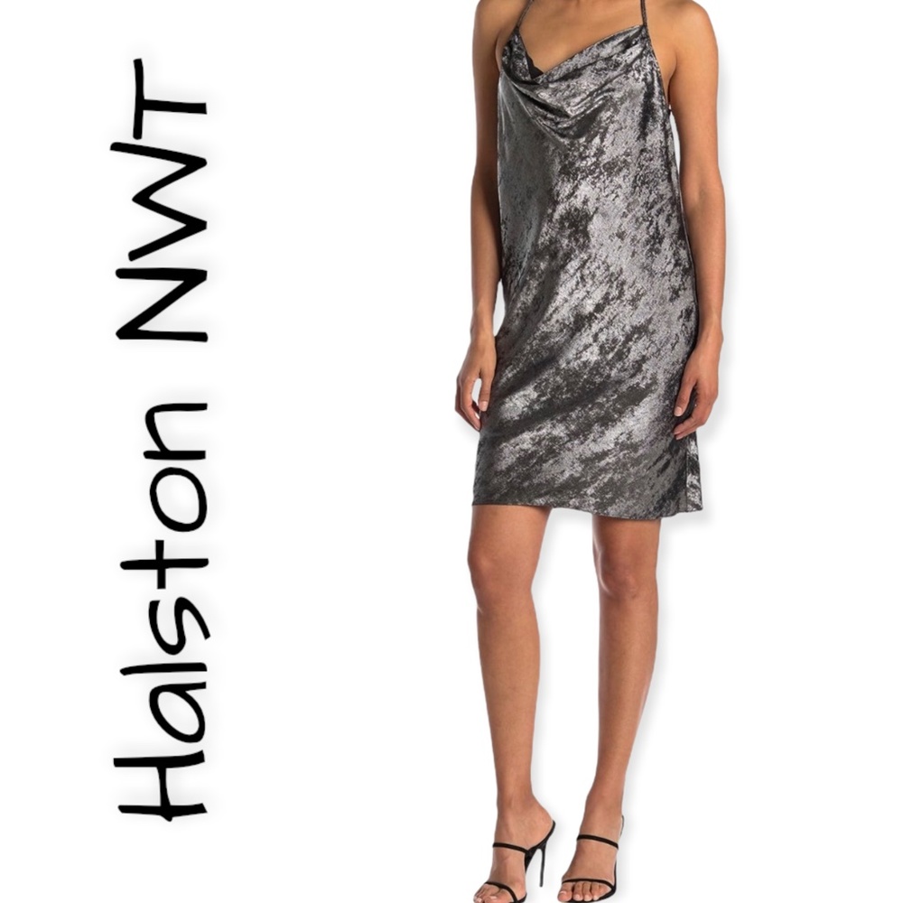 🎉 Host Pick!🎉 NWT HALSTON Size 8 Cocktail Dress